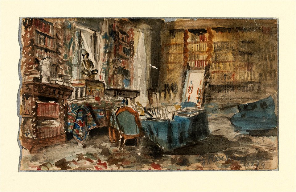 Cabinet de Flaubert à Croisset