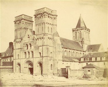 Caen abbayeauxdames eglise 1850s