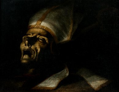 Cabeza de San Dionisio, de Sebastián de Llanos y Valdés (Museo del Greco, Toledo)