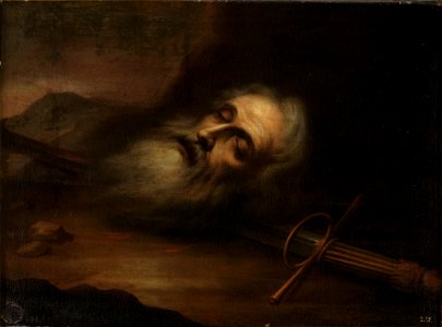 Cabeza de San Pablo, copia de un original de Murillo (Museo del Prado)