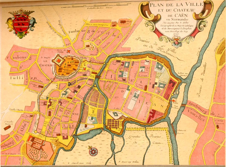 Caen Plan1705