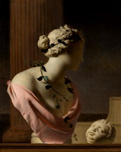 Caesar van Everdingen - Trompe l'Oeil with a Bust of Venus - 1088 - Mauritshuis