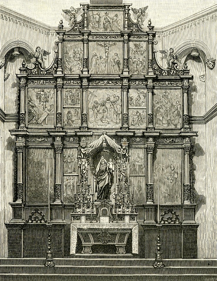 Cagliari cappella del Ss. Rosario, nella chiesa di San Domenico