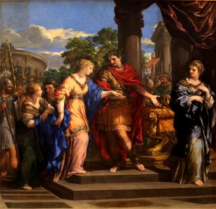 Caesar giving Cleopatra the Throne of Egypt-Pietro de Cortone-MBA Lyon A53-IMG 0355