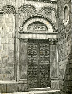 Cagliari porta laterale del duomo