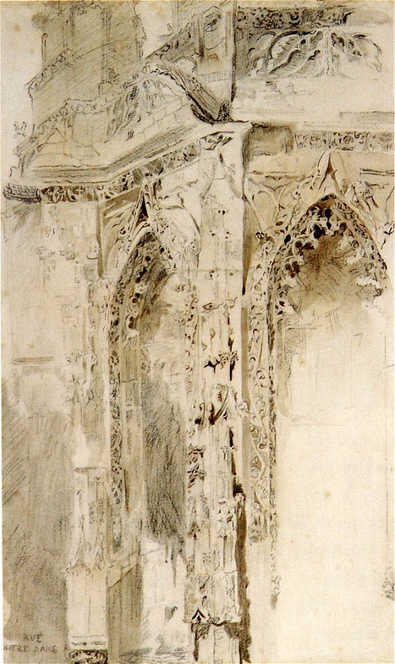 Caen St Sauveur Ruskin