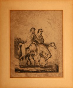 Cacique Pampa y su mujer - Carlos Morel