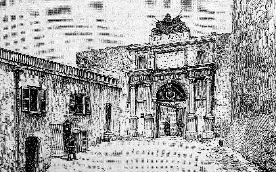 Cagliari – Distretto militare (xilografia)