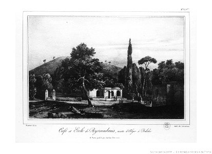 Café et école de Byrmadrais. Route de Belida