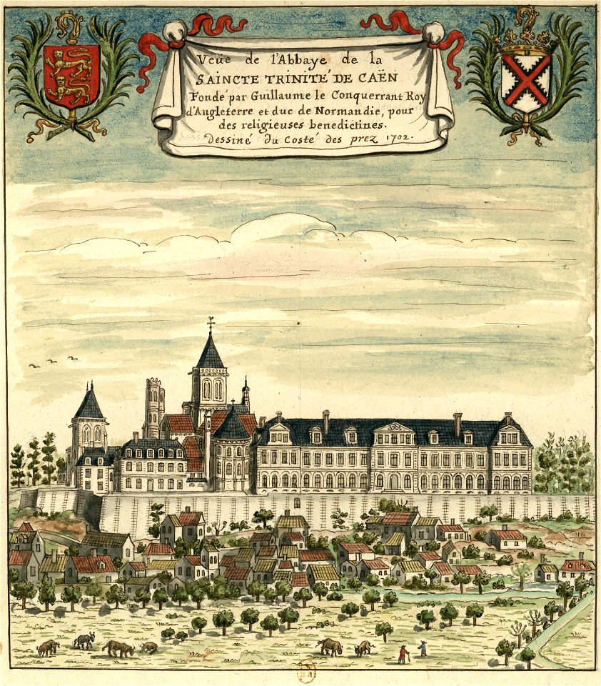 Caen abbayeauxdames 1702