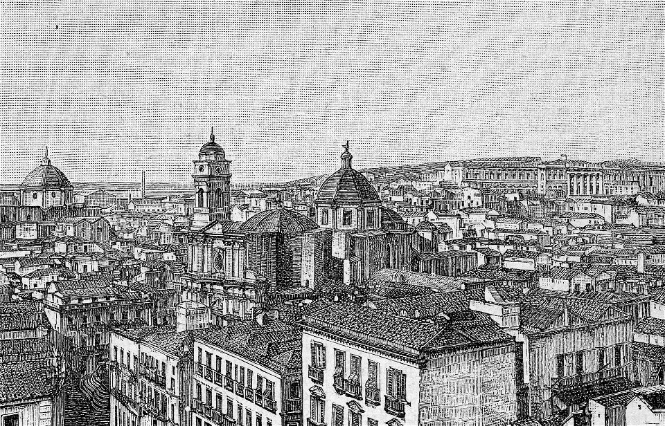 Cagliari – Quartiere Stampace (xilografia)