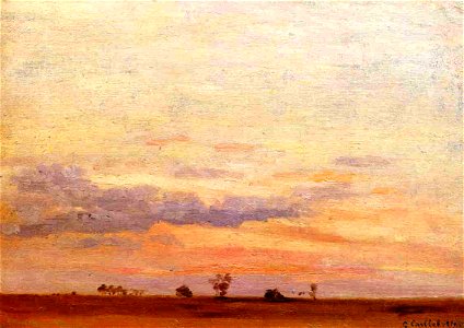 Caillebotte - The Briard Plain, circa 1871-1878