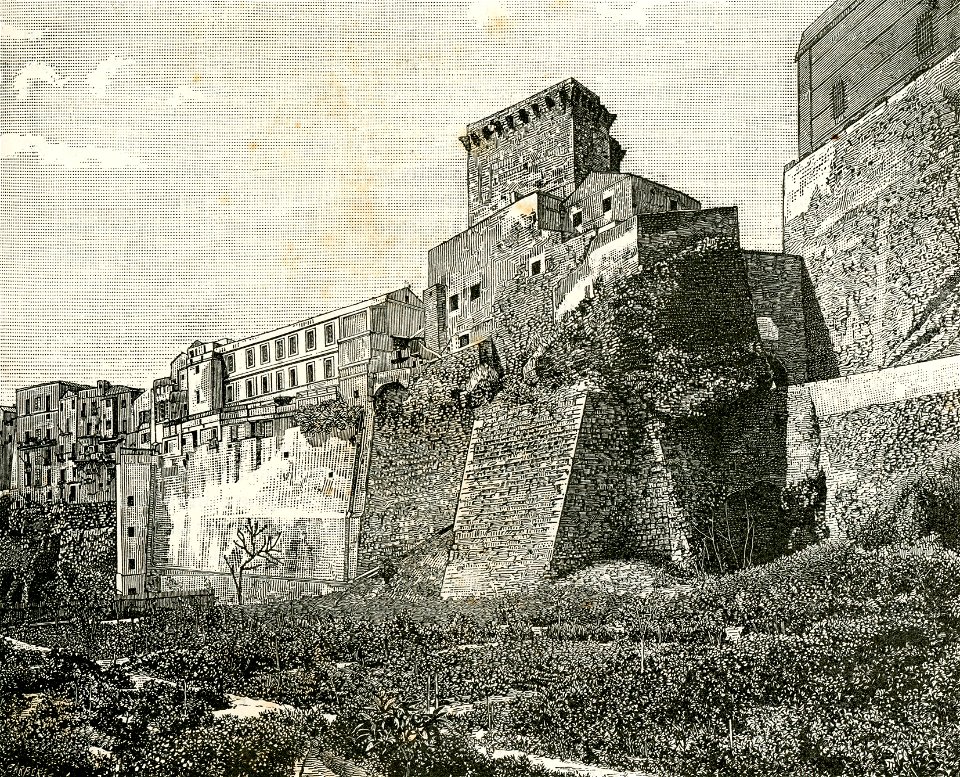 Cagliari Panorama del Quartiere di Castello