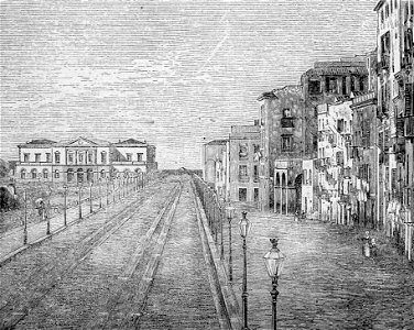 Cagliari – Stazione occidentale (xilografia)