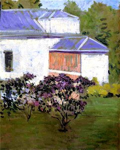 Caillebotte - Yerres, Part of the South Facade of the 'Casin', circa 1871-1878