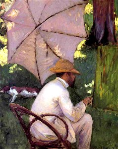 Caillebotte - The Painter under His Parasol, circa 1878