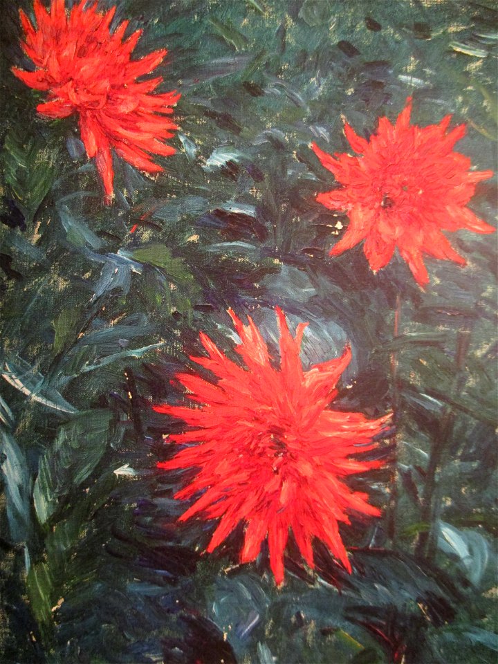 Caillebotte Dahlias 1892