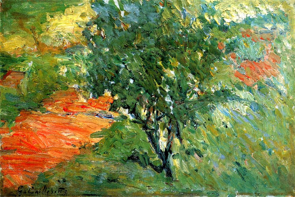 Caillebotte - Tree by a Trail, 1882