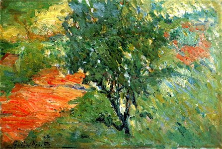 Caillebotte - Tree by a Trail, 1882