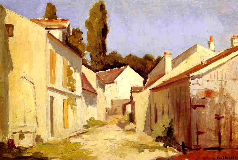 Caillebotte - Yerres, Close of the Abbesses, circa 1871-1878