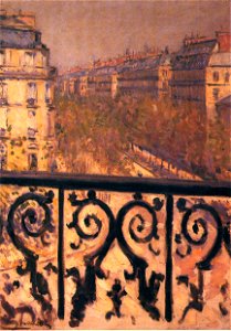 Caillebotte a-balcony-in-paris-1881