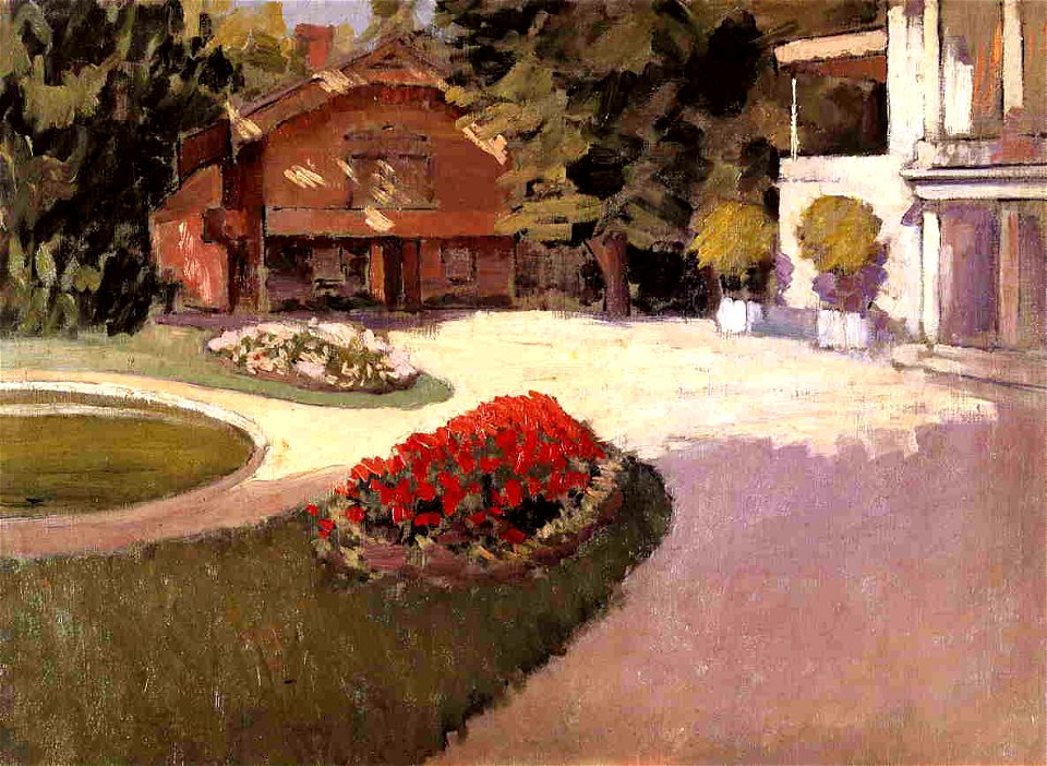 Caillebotte - Garden at Yerres, circa 1876