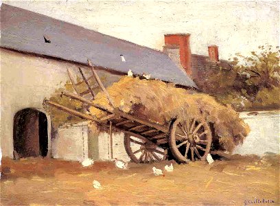 Caillebotte - Loaded Haycart, circa 1874-1878