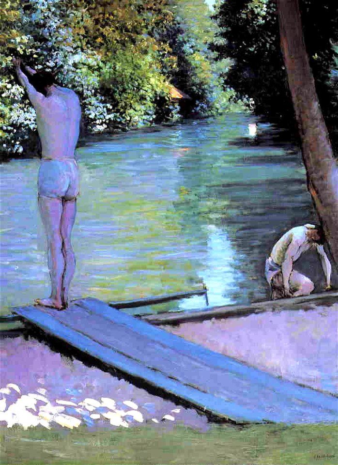 Caillebotte Baigneur