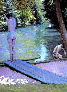 Caillebotte Baigneur