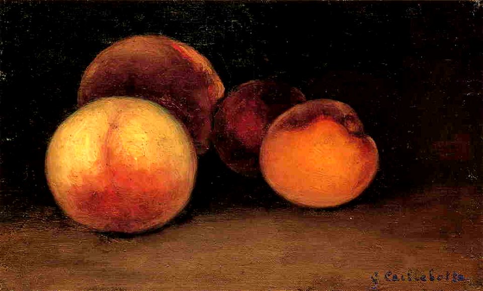 Caillebotte - Peaches, Nectarines and Apricots, circa 1871-1878