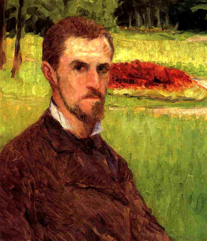 Caillebotte - Self-Portrait in the Park at Yerres, circa 1875-1878