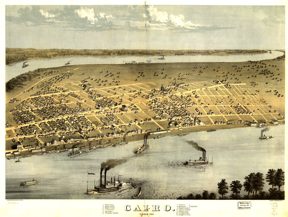 Cairo, Il(linois) 1867. LOC 73693346