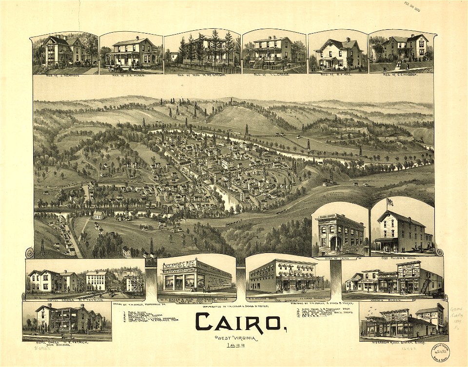 Cairo, West Virginia 1899. LOC 75696675