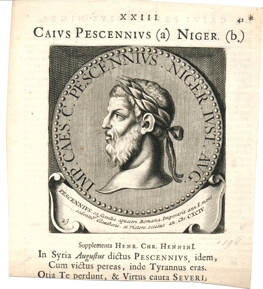 Caius Pescennius Niger Erfgoedcentrum Rozet 300 191 d 6 a-d