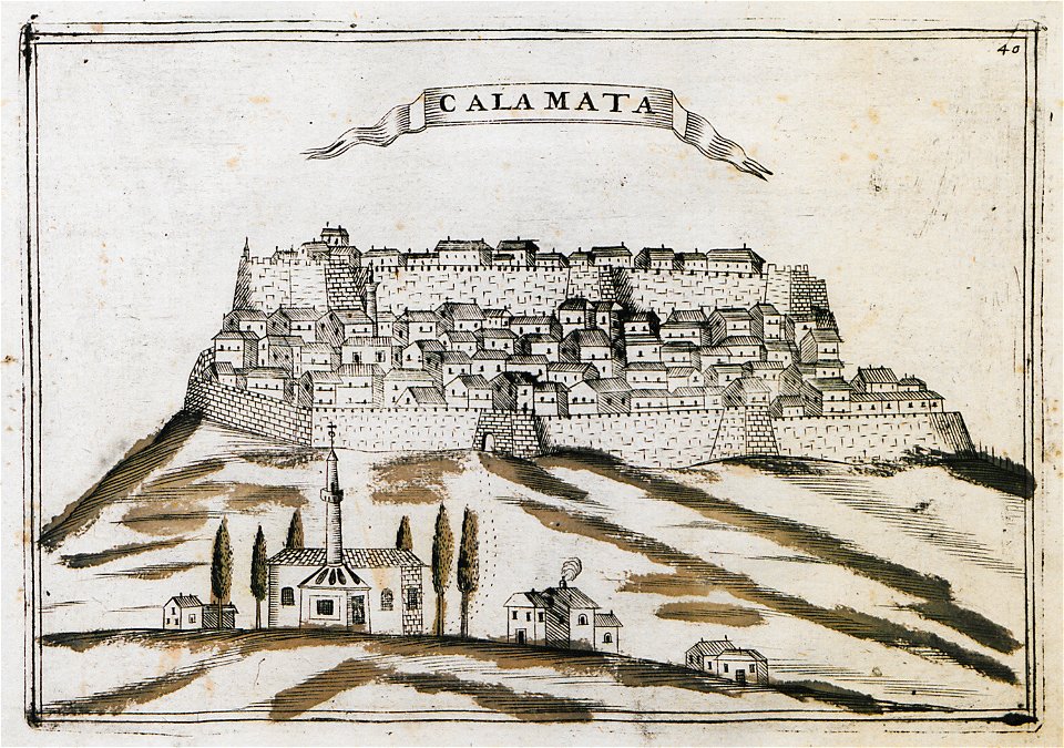 Calamata - Coronelli Vincenzo Maria - 1708