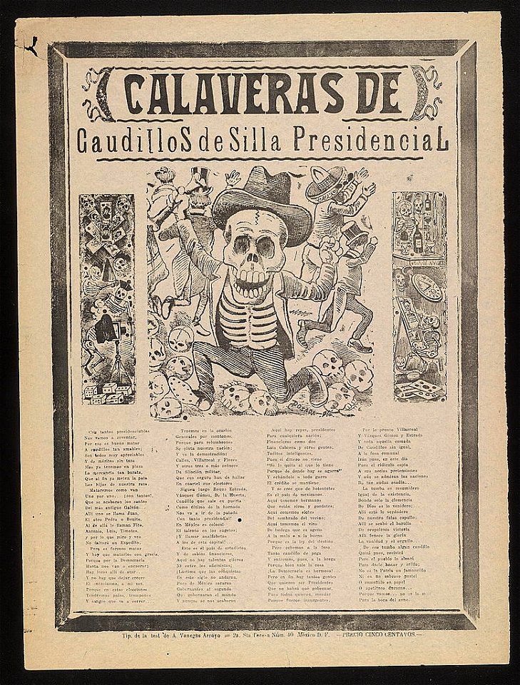 Calaveras de caudillos de silla presidencial LCCN99615957