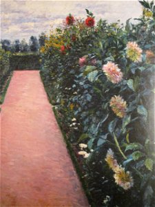 Caillebotte Allée de jardin