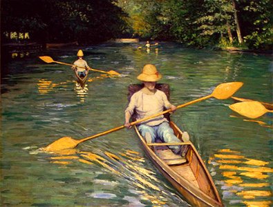 Caillebotte oarsmen