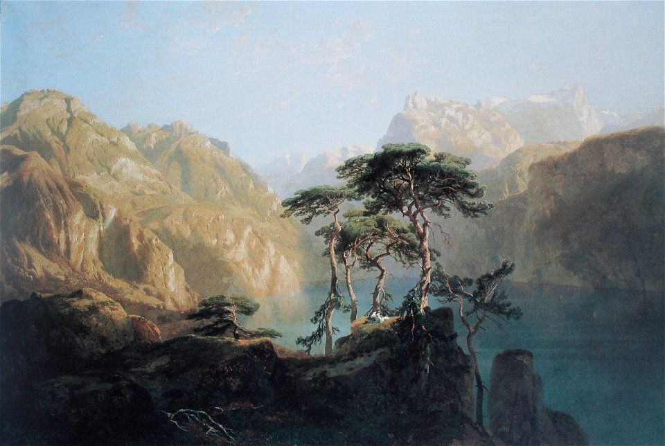 Calame Der Vierwaldstättersee 1851