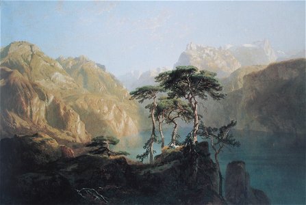 Calame Der Vierwaldstättersee 1851