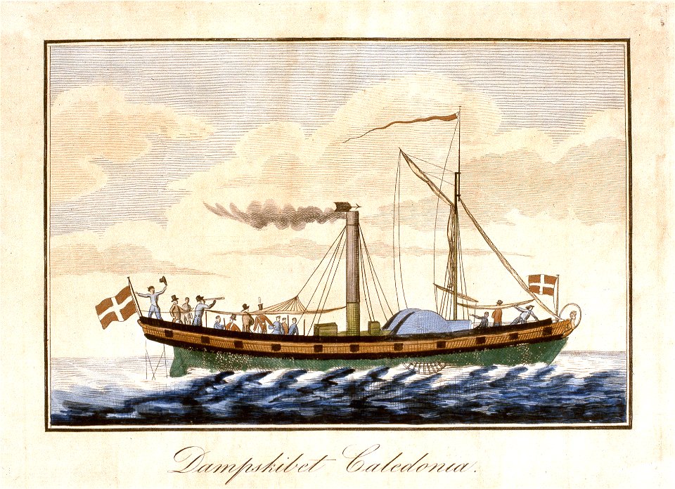 Caledonia - first Danish steamship