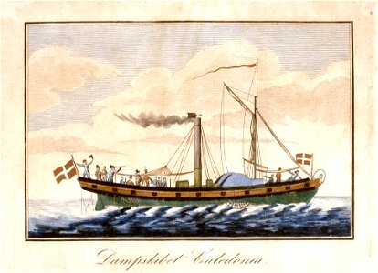 Caledonia - first Danish steamship