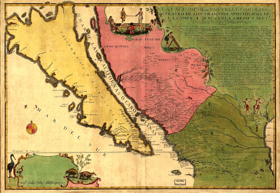 California or New Carolina Place of Apostolic Works of Society of Jesus at the Septentrional America