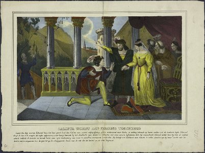 Calista wordt aan Edmond toegezegd-Catchpenny print-Borms 0533