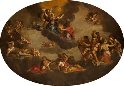 British (English) School - The Triumph of Religion and Spirituality over Lust and Intemperance (after Pietro da Cortona) - 1553472 - National Trust