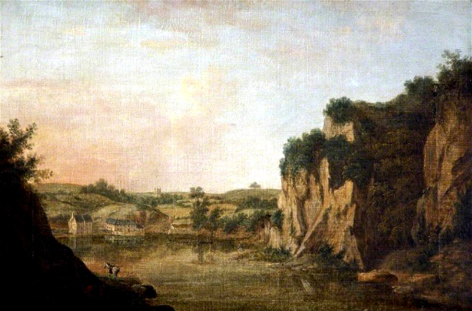 British (English) School - Unidentified River View - 872243 - National Trust