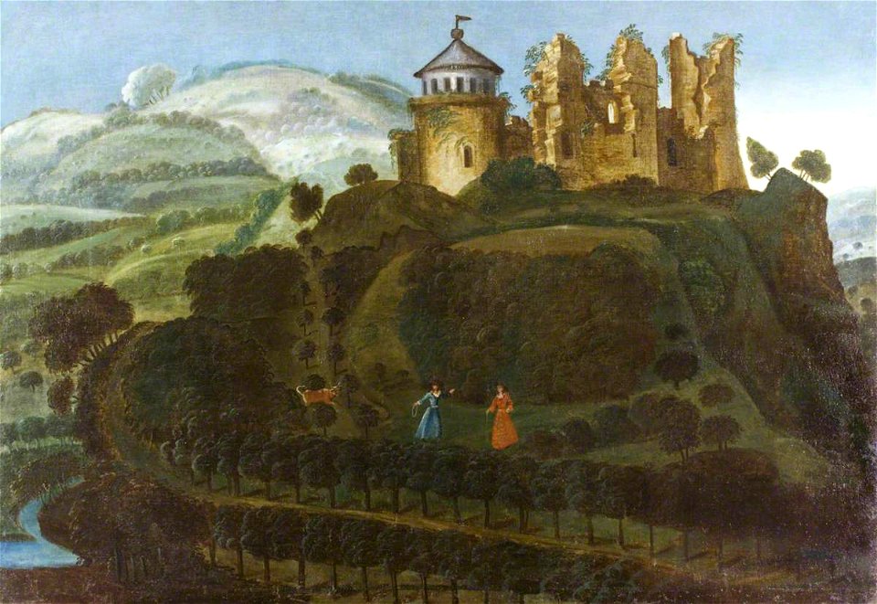 British (Welsh) School - Dinefwr Castle, Llandeilo, from the North - 869194 - National Trust