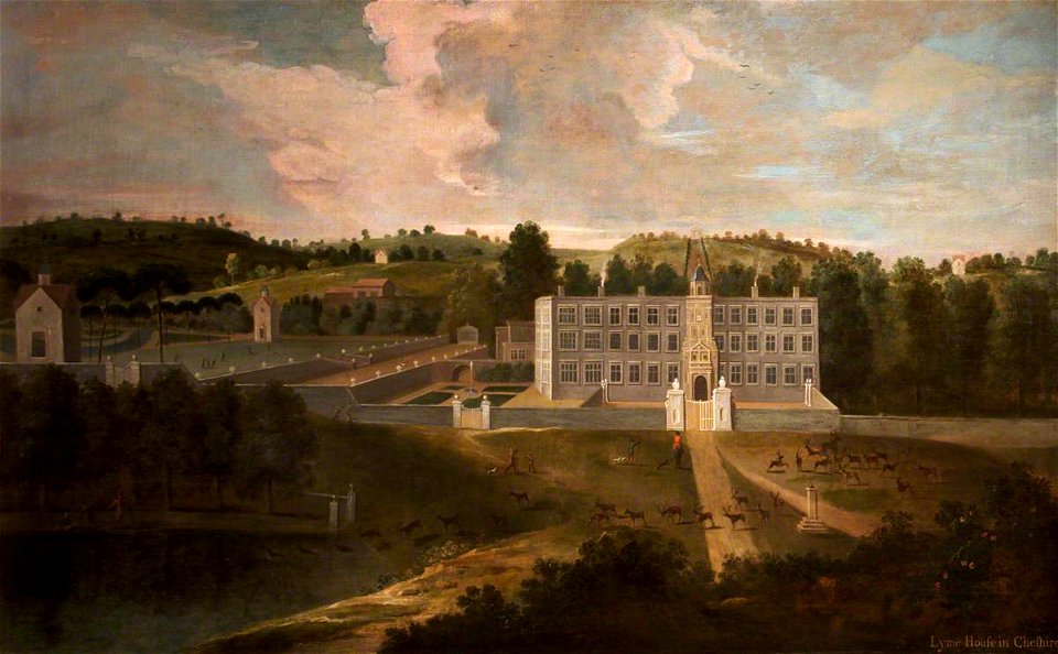 British (English) School - View of Lyme Hall from the North - 499948 - National Trust