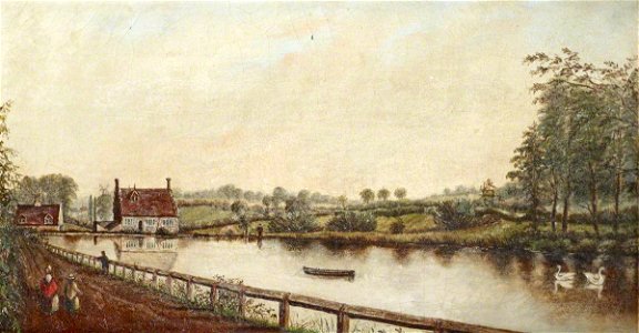 British (English) School - View of Bourne Mill - 65141 - National Trust