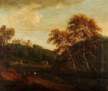 British (English) School - View of Chirk Castle, Wrexham - 1171201 - National Trust